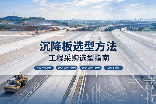 二道江沉降板选择方法