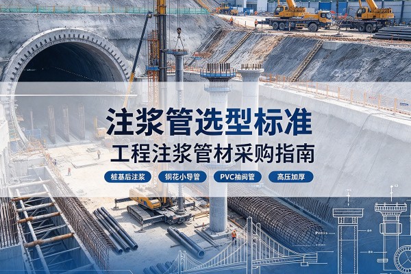 二道江注浆管选型标准