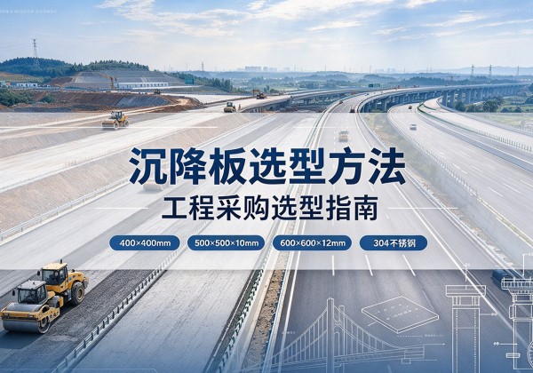 二道江沉降板选择方法
